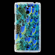 Coque Nokia Lumia 1320 Banc de poissons bleus
