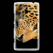 Coque Nokia Lumia 1320 Tête de léopard 2