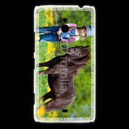 Coque Nokia Lumia 1320 Petite fille avec son poney