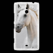 Coque Nokia Lumia 1320 Portrait cheval blanc 11
