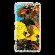 Coque Nokia Lumia 1320 Poissons exotiques jaune 5
