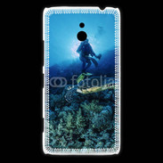 Coque Nokia Lumia 1320 Tortue et plongeur