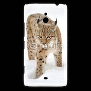 Coque Nokia Lumia 1320 Lynx des neiges