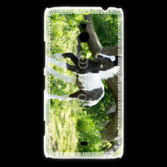 Coque Nokia Lumia 1320 Poulain noir et blanc