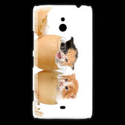 Coque Nokia Lumia 1320 Chaton dans des coquilles d'oeuf