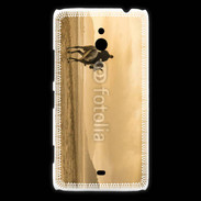 Coque Nokia Lumia 1320 Ballade à cheval sur la plage