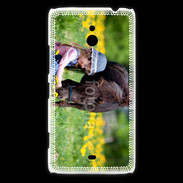 Coque Nokia Lumia 1320 Enfant et cheval
