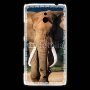 Coque Nokia Lumia 1320 Éléphant de face