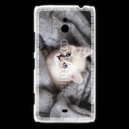 Coque Nokia Lumia 1320 Chaton aux yeux bleus 10
