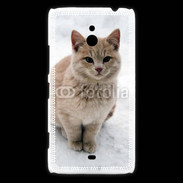 Coque Nokia Lumia 1320 Chat dans la neige