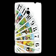 Coque Nokia Lumia 1320 Cartes de tarot sur fond blanc