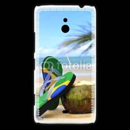 Coque Nokia Lumia 1320 Plage Brésil et noix de coco