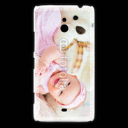 Coque Nokia Lumia 1320 Sourire de bébé en rose