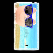 Coque Nokia Lumia 1320 Cochon à la mer