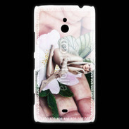 Coque Nokia Lumia 1320 Jolie femme avec des ailes de Papillon