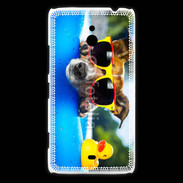 Coque Nokia Lumia 1320 Chien à la piscine 5