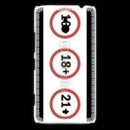 Coque Nokia Lumia 1320 Interdit au moins de ...