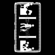 Coque Nokia Lumia 1320 humour panneau 2
