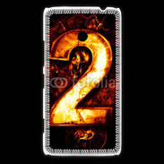 Coque Nokia Lumia 1320 Deux en feu