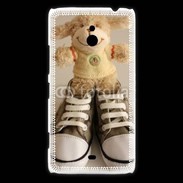Coque Nokia Lumia 1320 peluche et converses