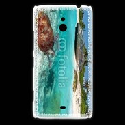 Coque Nokia Lumia 1320 Belle plage avec tortue