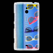 Coque Nokia Lumia 1320 Lunettes sur la plage