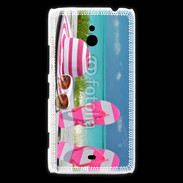 Coque Nokia Lumia 1320 La vie en rose à la plage