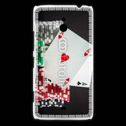 Coque Nokia Lumia 1320 Paire d'as au poker 6