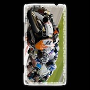 Coque Nokia Lumia 1320 Course de moto Superbike