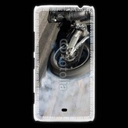 Coque Nokia Lumia 1320 Roue en feu dragster 8