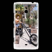 Coque Nokia Lumia 1320 Femme sexy moto 2