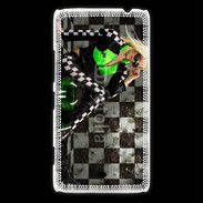 Coque Nokia Lumia 1320 Femme sexy moto 4
