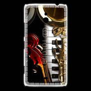 Coque Nokia Lumia 1320 Mélange d'instruments de musique