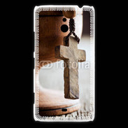 Coque Nokia Lumia 1320 Croix en bois 5