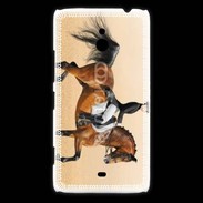 Coque Nokia Lumia 1320 Dressage Equitation 3