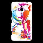 Coque Nokia Lumia 1320 Joueur de basket en dessin