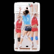 Coque Nokia Lumia 1320 Joueuses de volleyball au filet 2
