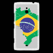 Coque Nokia Lumia 1320 Drapeau Brésil coupe du monde 2014