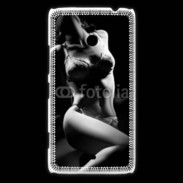 Coque Nokia Lumia 1320 Charme noir et blanc