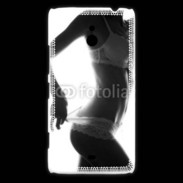 Coque Nokia Lumia 1320 Lingerie noir et blanc