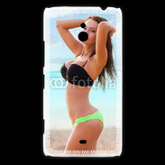 Coque Nokia Lumia 1320 Belle femme à la plage 10