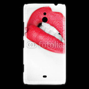 Coque Nokia Lumia 1320 bouche sexy rouge à lèvre gloss crayon contour