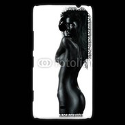 Coque Nokia Lumia 1320 Femme nue body painting noir et blanc 4