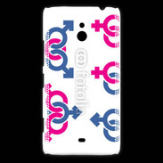 Coque Nokia Lumia 1320 Symboles homme femme