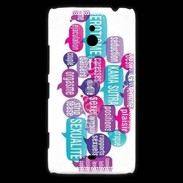 Coque Nokia Lumia 1320 Nuage de mots sexy