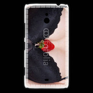 Coque Nokia Lumia 1320 soutien gorge avec une fraise