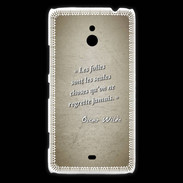 Coque Nokia Lumia 1320 Les Folies Sepia Citation Oscar Wilde