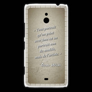 Coque Nokia Lumia 1320 Portrait Ame Sepia Citation Oscar Wilde