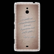 Coque Nokia Lumia 1320 Public génie Rouge Citation Oscar Wilde