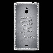 Coque Nokia Lumia 1320 Survie valeur Noir Citation Oscar Wilde